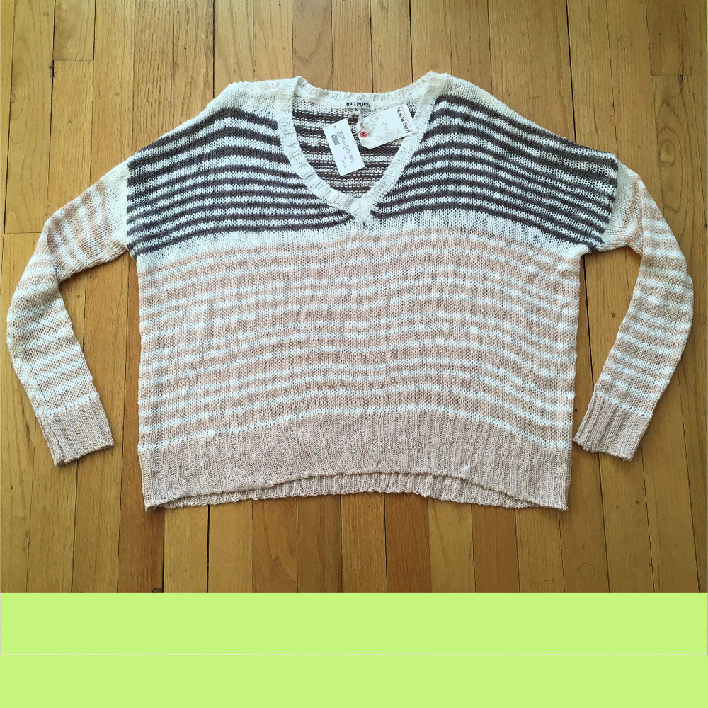 Stylish Long Sleeve V -Neck Brand New